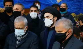 (عکس) نتیجه امام خمینی در خاکسپاری علی انصاریان