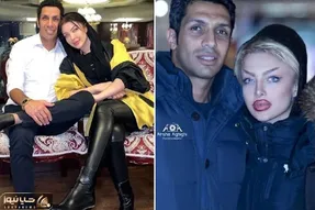 قبل و بعد همسر سپهر حیدری / شروع ابروهاش زمین و پایانش فضاست واقعا جل الخالق بود
