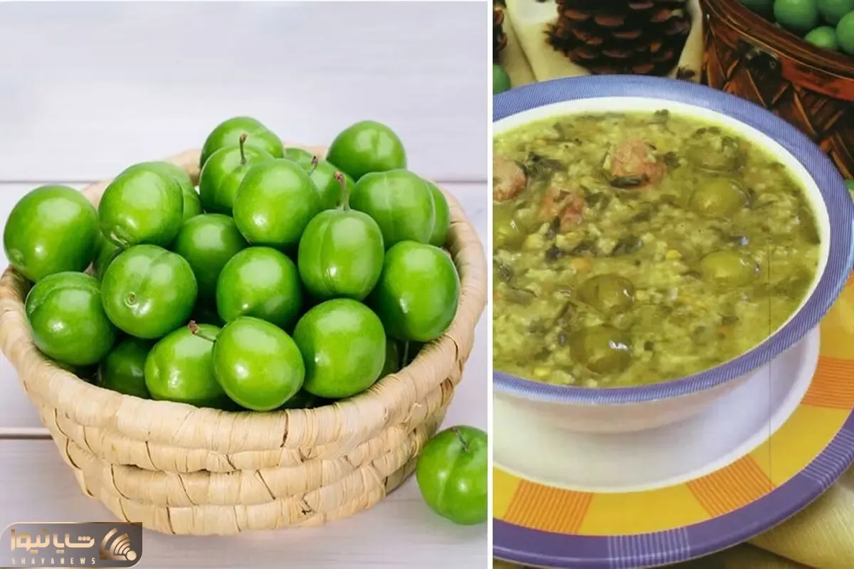 آش گوجه سبز یه آش بهاری خیلی خوشمزه / روش پخت راحت و اصیل