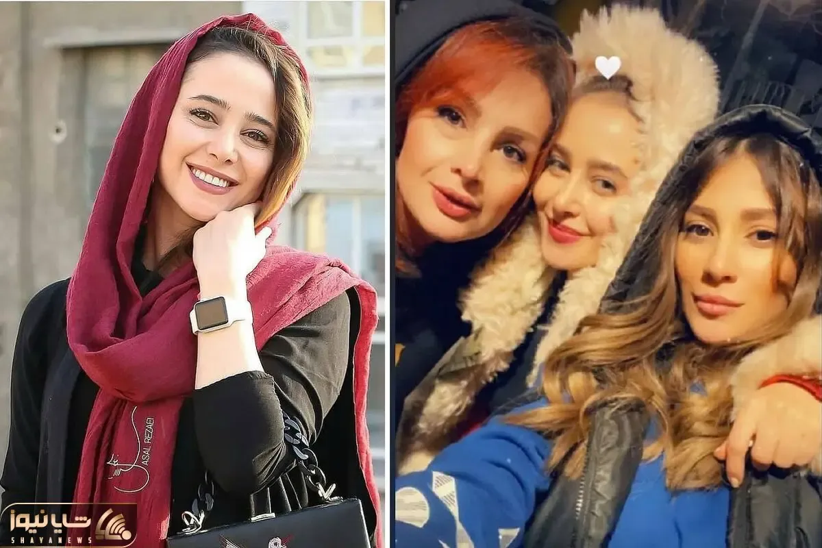 تیپ اروپایی الناز حبیبی در حالی که دختر ایرونیه؛ با این رفقا بایدم جوجه روسری باشه!