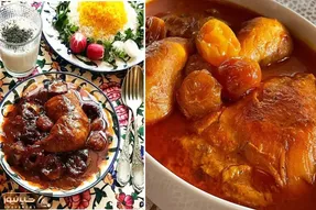 طرز تهیه خورشت مرغ آلو / بهترین دستور برای طبخ آلو مسما گیلانی با تمام نکات