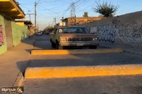 معماری طبیعت؛ واقعا شهرداری با خودش چی فکر کرده این دست انداز رو زده ماشین به چُخ رفت