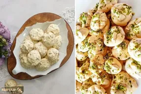طرز تهیه شیرینی پفکی گردویی / یه شیرینی خشک فوق العاده که خیلی راحت آماده میشه