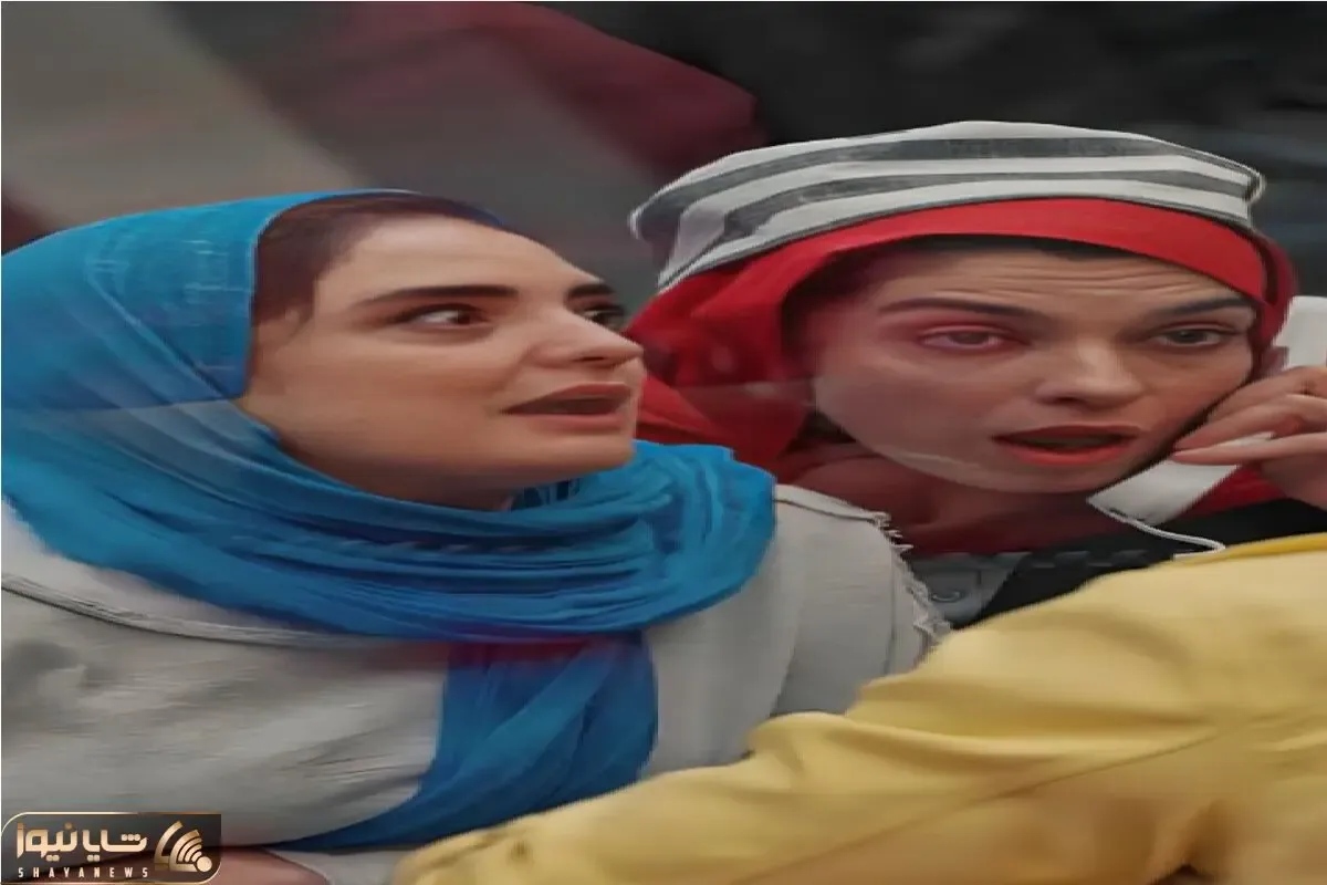 سکانس خندان؛ الیکا عبدالرزاقی سر بدهی نرگس محمدی افتاده زندان مکالمه ملاقاتیش ته خندس