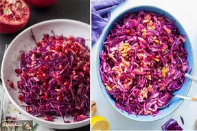 طرز تهیه سالاد لبو و انار / خوشمزه ترین سالاد پاییزی که واقعا بی نظیره