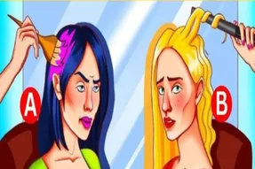 بازی فکری؛ سریع نگی کدوم از این خانوما تو آرایشگاه فراریه باید بری دکتر مغزتو نشون بدی