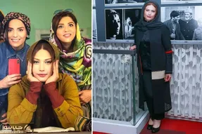 ادا اصولای لادن مستوفی با رفیقِ فوکولش جلو همممه سَمیشون کرد؛ سنش نوحه و فیسش هلو!