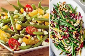 طرز تهیه سالاد لوبیا سبز / یه سالاد ساده و خوشمزه که راحت و سریع آماده میشه