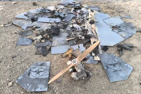 انهدام پهپاد آمریکایی لوکاس در آسمان بندرعباس؛ پدافند ارتش وارد عمل شد