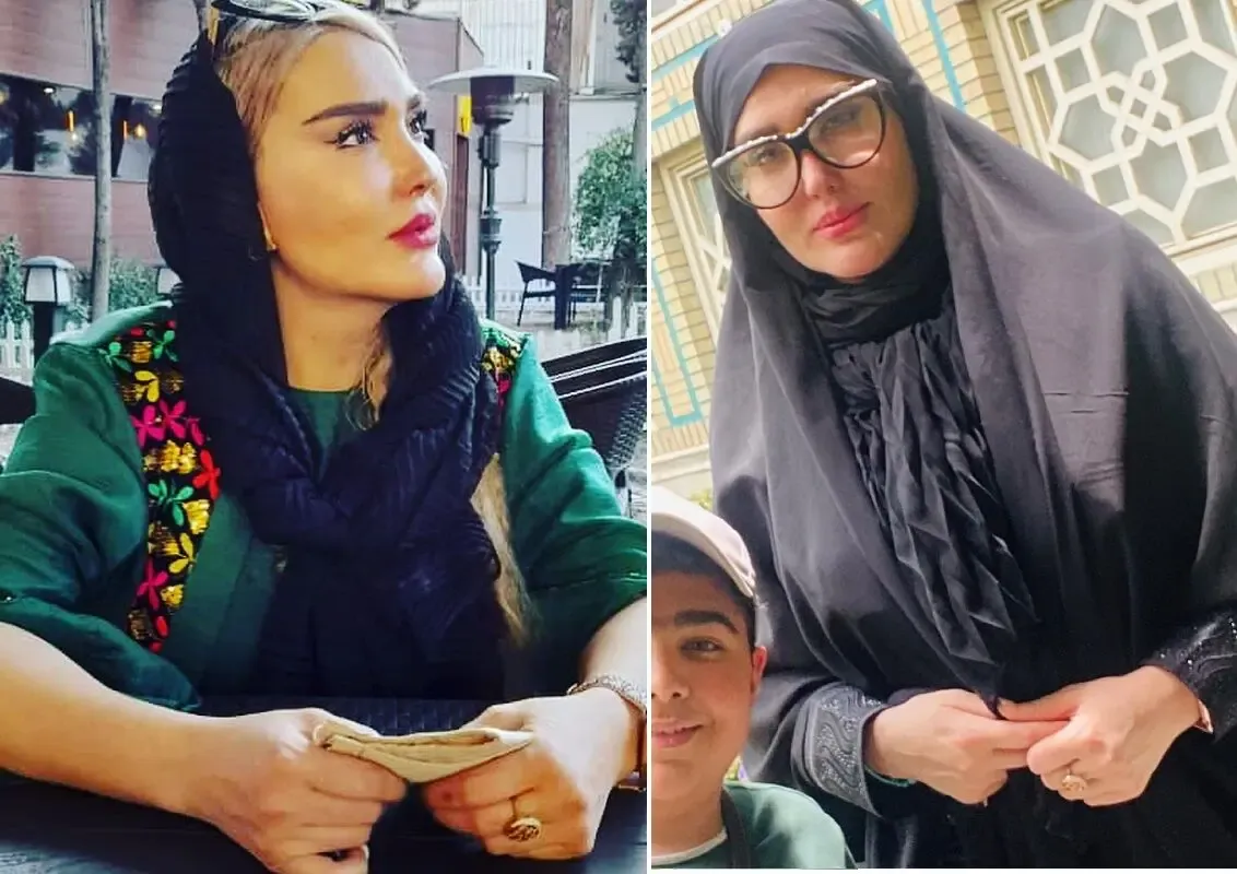 (عکس) آرایش غلیظ و عروسکی زهره فکور بعد از چادری شدن!