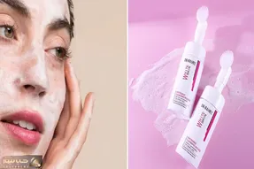 بهترین فوم شستشوی صورت برا انواع پوست / هم پوستو لایه برداری میکنه هم دو درجه روشن تر