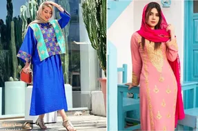 جدیدترین استایل های مانتو سنتی؛ اگه از مانتوهای پاییزه چرم و رسمی خسته شدی سنتی بپوش