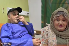 آواز شاد؛ اکبر عبدی اومد رو صحنه تجلیل و آهنگ بندری پخش می شد شروع کرد ریز رقصیدن