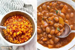 خوراک لوبیا چیتی لعاب دار و خوشمزه / دستور پخت عالی برای تهیه یه غذای ساده و مقوی