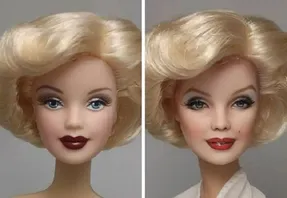 ساخت عروسک هایی مشابه چهره سلبریتی ها