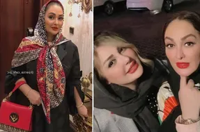 الهام حمیدی و نیوشا خانوم خوشتیپ کرده و بدون شوهر تو مهمونی؛ لاکچری و ناجور!