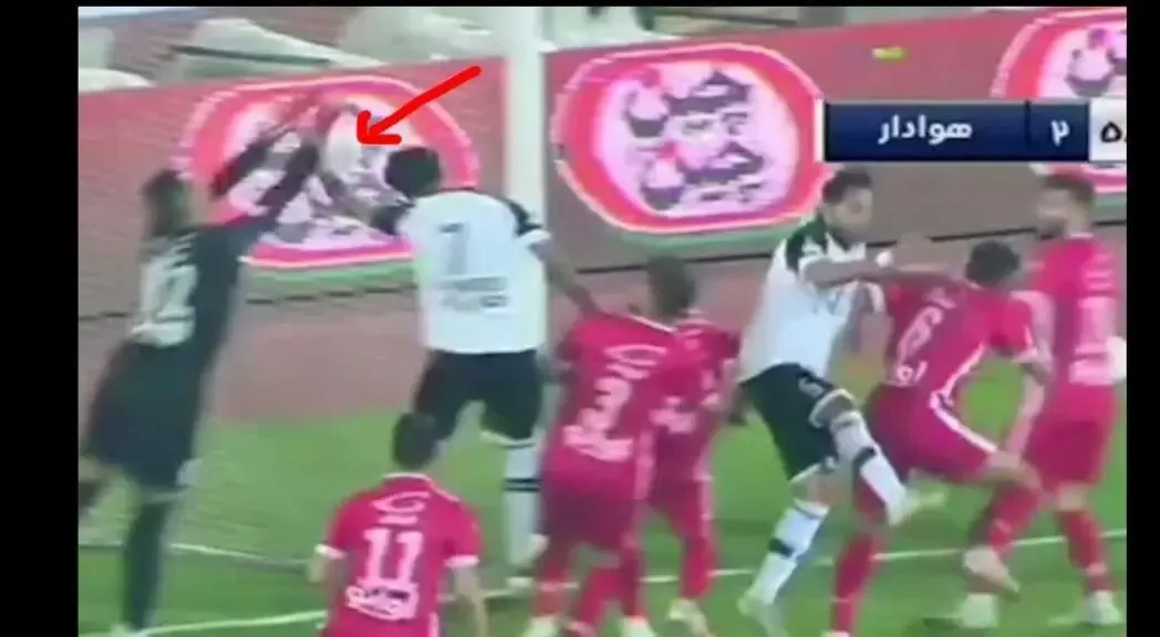 (ویدیو) گل دوم هوادار به پرسپولیس هند بود؟+ کارشناس داوری