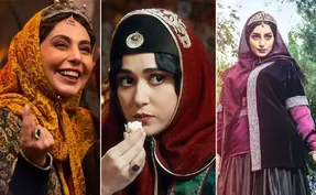 گرد و خاک سریال جیران به روسریِ خانوماش کشید؛ دلیل باحالی که همشون روسریشونو میدن عقب!