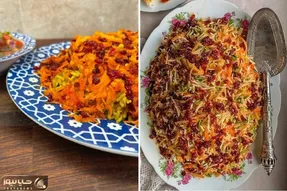 طرز تهیه هویج پلو با بهترین دستور / بدون گوشت یه قاطی پلوی خوش عطر و طعم بپزید