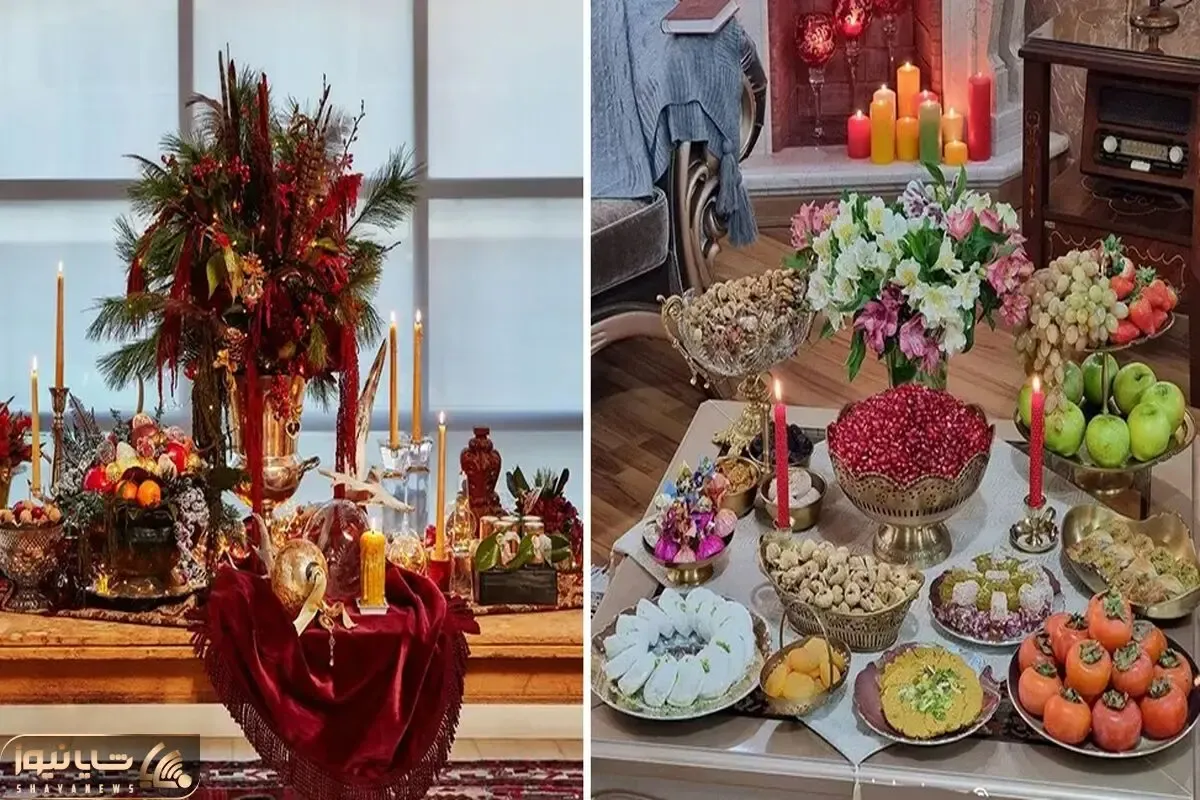 ایده انواع سبک چیدمان سفره شب چله / دیزاینی فوق العاده برای یلدای عروس یا ساده و لوکس
