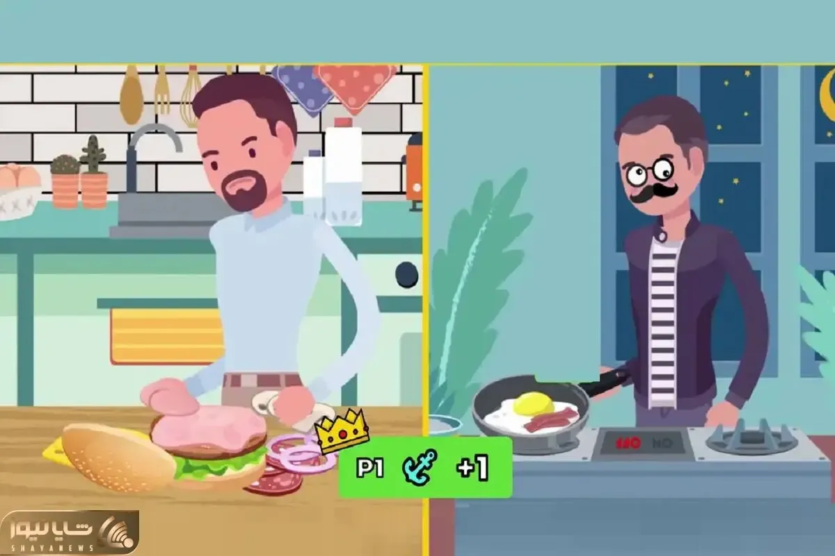 بازی فکری؛ اگه تو هوش شهرت داری بگو اشتباه آشپزی این آقایون مجرد چیه؟