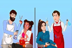 بازی فکری؛ کدام یک از آرایشگر ها جنایتکار است؟