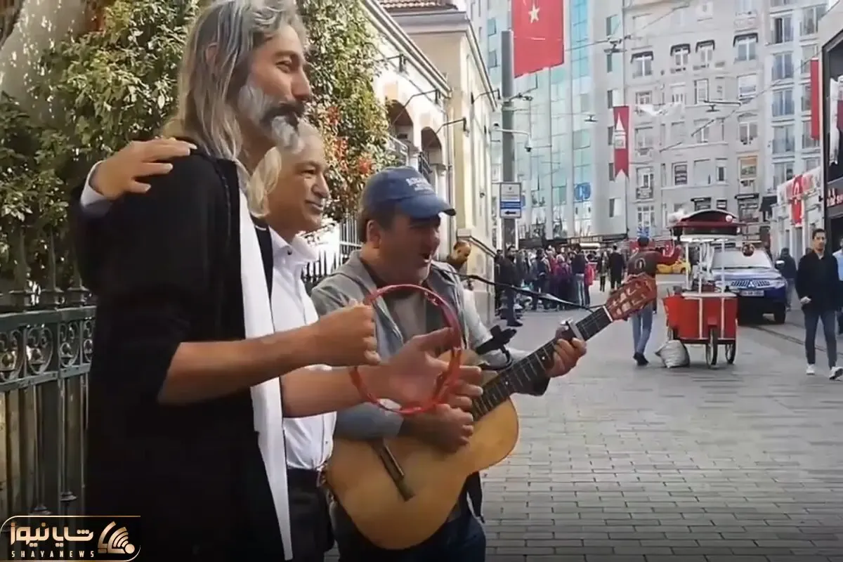 آواز خیابانی؛ آقای ریش جو گندمی که با همخوانی پیرمرد آهنگ داغ یک عشق قدیمو ترکوند
