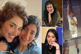ریحانه پارسا با لباس لوله زنبوریش شده ریحون پوره؛ خانوم بیش فعاله چِتم زده شده سممم!