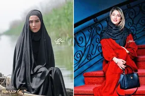 محیا دهقانی بازیگر چشم قشنگ نجلا رو یادته؛ حالا همون چشارو آرایش کرده اونم حوله به تن!