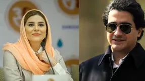 عکس بچگی همایون شجریان دست سحر دولتشاهی