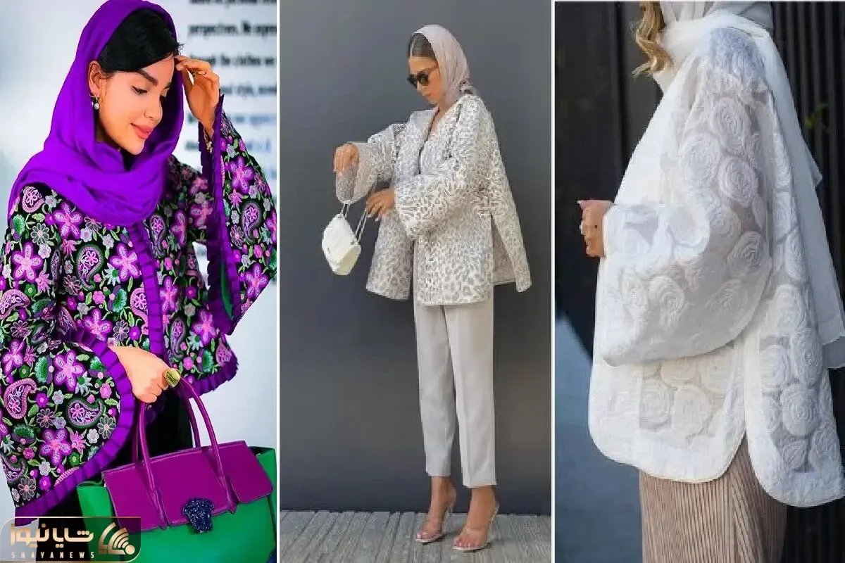 خوشگلترین مانتوهای 1404 / نمونه های لاکچری مزون دوز با پارچه های اشرافی و فاخر