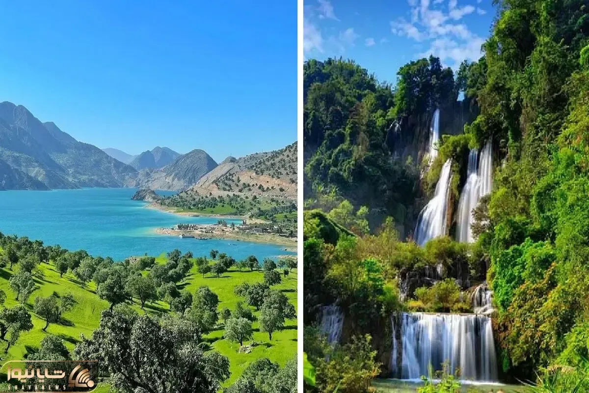 روستای شیوند نگین سبز ایذه؛ از قایق سواری تو دریاچه کارون تا آب بازی زیر آبشار 80 متر