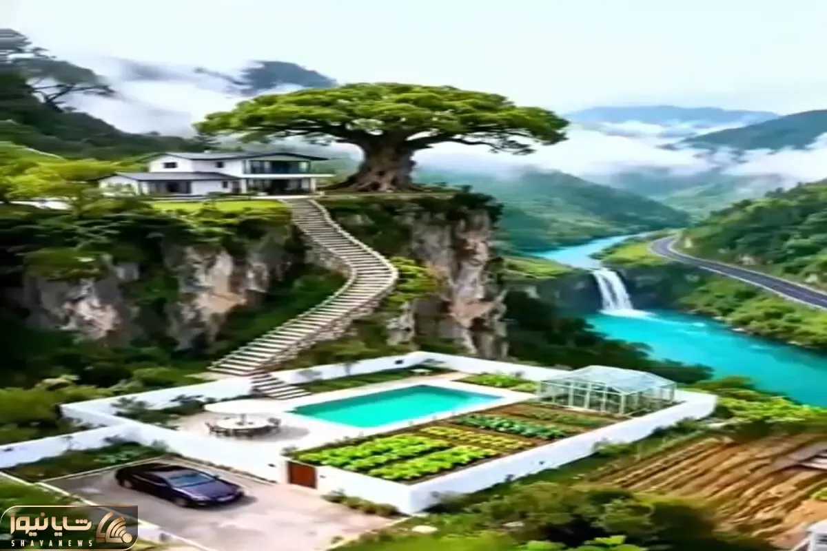 معماری خلاقانه؛ خونه ساختن تو کوهستان با ویو بهشت و آهنگ رودخونه انگار نقاشیه