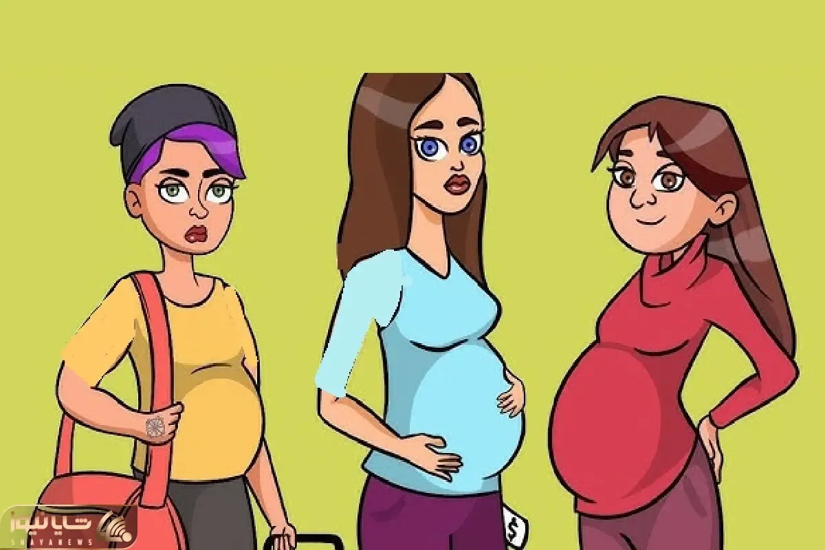 بازی فکری؛ اگه هوشت سر به فلک میکشه بگو کدوم از این خانومای باردار دزدی کرده؟