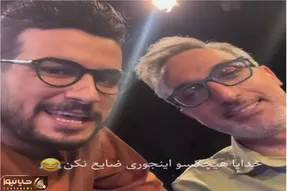 سوتی خندان؛ قیاسی یجور امیرمهدی ژوله رو تخریب میکنه که نمیدونه بخنده یا گریه کنه