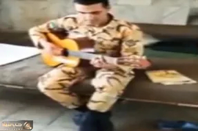 آواز احساسی؛ سرباز خوش صدا با بغض سنگین آهای عشق خوشگلم خوند با اشکاش دلت آتیش میگیره