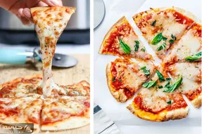 طرز تهیه پیتزا تورتیلا؛ تو بیست دقیقه شام یه پیتزا سوپر خفففن درست کن همه کفشون ببره
