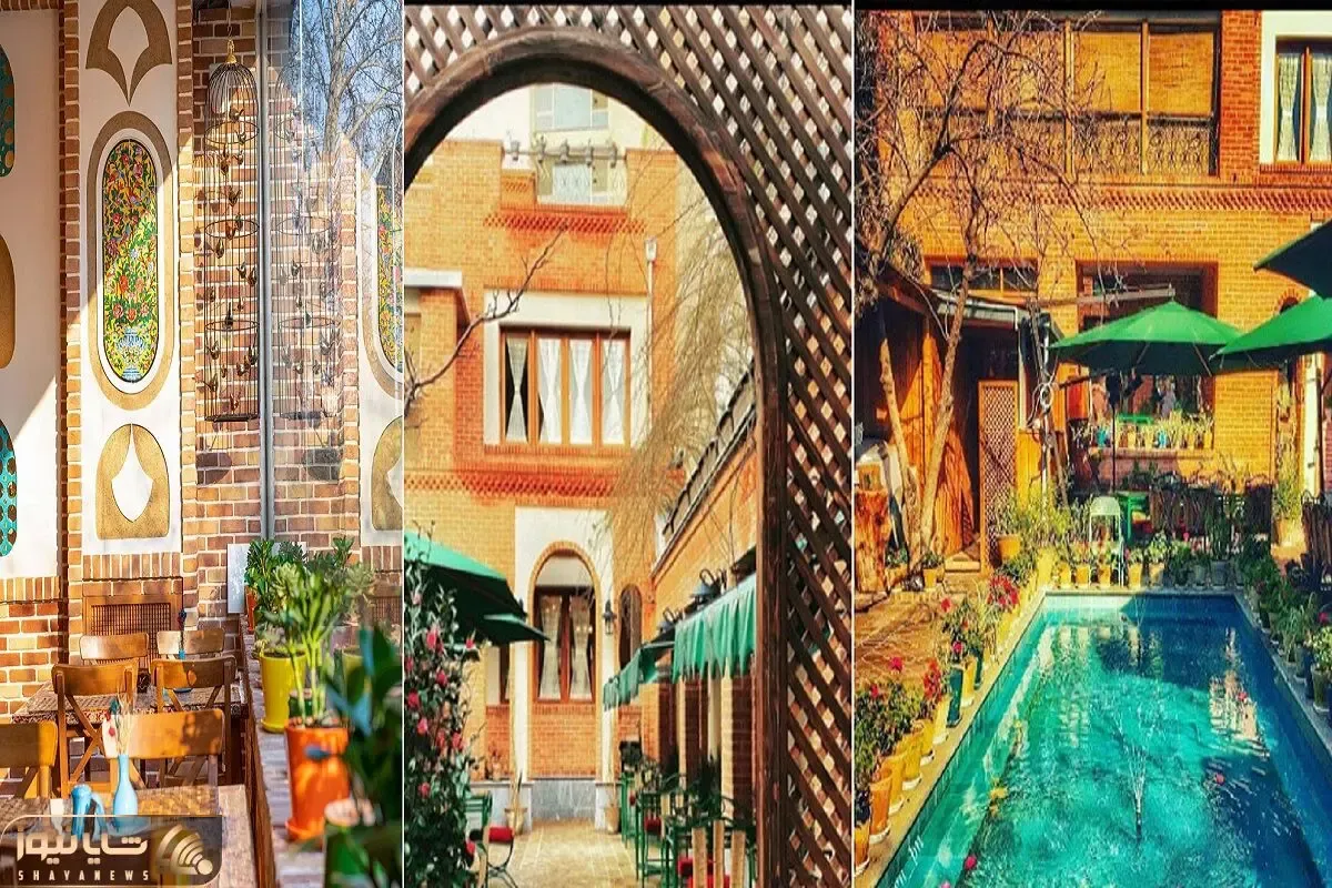 زیباترین کافه های تهران در فصل پاییز؛ بشینی حیاطشون با درختایی که خزان خوشرنگشون کرده
