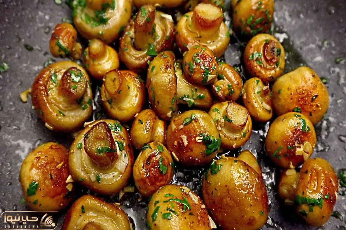 آموزش آشپزی؛ قارچ با سیر که خوشمزه تر از گوشت