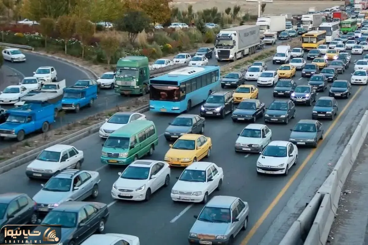 ترافیک نیمه‌سنگین در محورهای چالوس و هراز؛ بارش باران در ۱۹ استان کشور