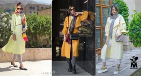 اصول شیک پوشی؛ مانتوی زردُ با شلوار چه رنگی بپوشیم؟