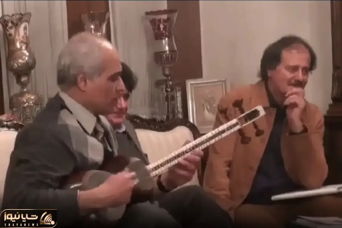 آواز ماندگار؛ محمدرضا شجریان خونه علی جهاندار آهنگ مرغ سحر رو چه گوشنواز و با حس خوند
