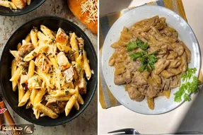 طرز تهیه پاستا با سس مرغ و پیازچه / یه ترکیب برنده برای ناهار امروز