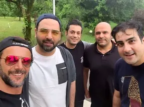 احسان علیخانی و ماسک عجیبش جنجالی شد!