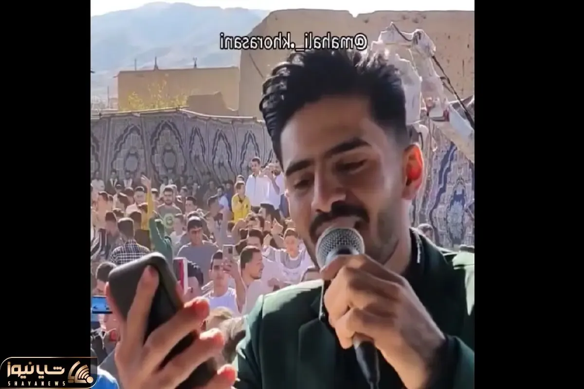 آواز محلی؛ تو عروسی آهنگ خراسانی دلبر رو چه با انرژی خوند ملت مثل مور و ملخ ریختن