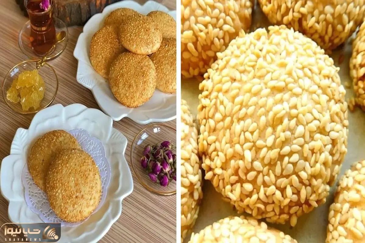 طرز تهیه شیرینی کنجدی / سریع و راحت یه شیرینی مقوی و خوشمزه درست کن