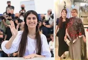 (عکس) سارینا فرهادی نیمه بی حجاب در فرش قرمز کن+بیوگرافی