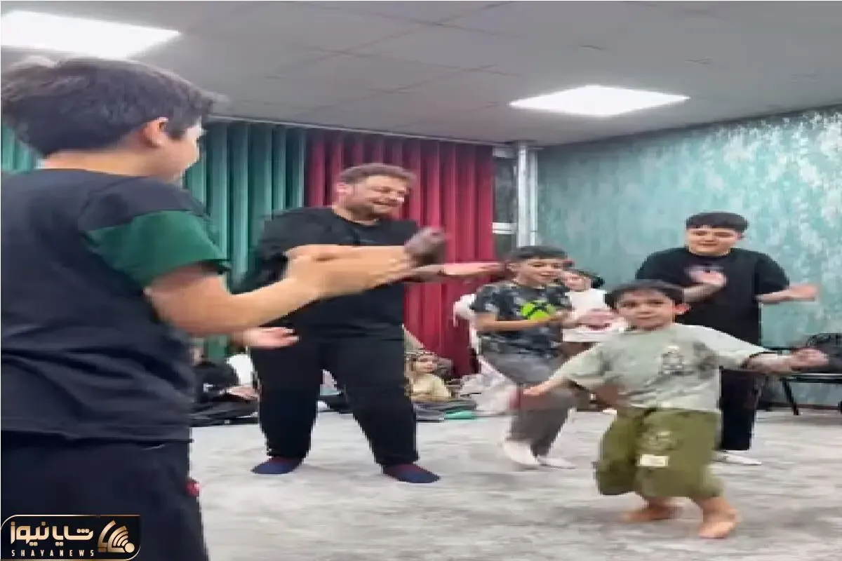 آواز شاد؛ پسربچه قر تو کمرش فراوونه همه رو یجا میریزه گوله نمکه