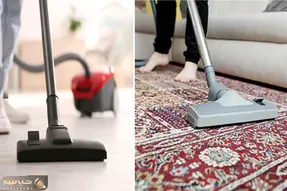 بالا بردن مکش جارو برقی با یه ترفند / اگه خوب آشغالارو نمیخوره نزن تو سرش چاره‌اش اینه