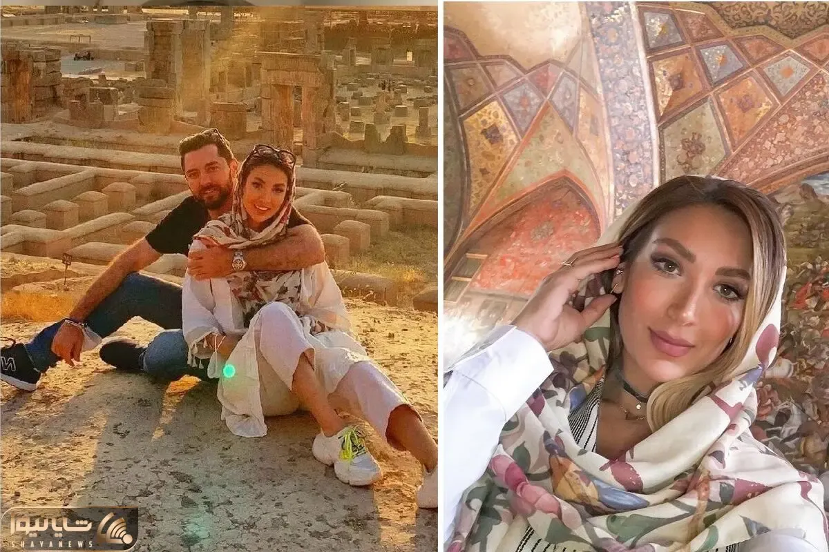 رخ نمایی تازه مینای رادان با کلی چیتان پیتان ناااب؛ خانوم چه سوسکی بهرام آورد کنارش!